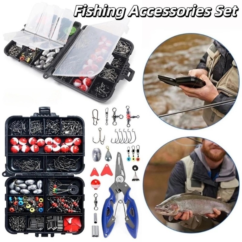 Fishing Lure Crankbait - 1 Set Küre Şeklinde Yüzücü Olta