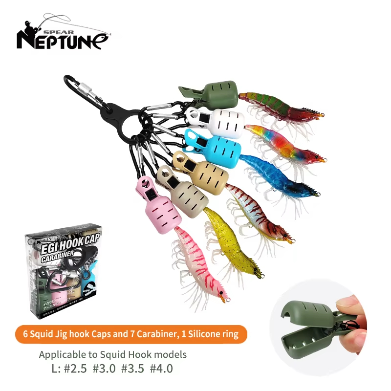 Fishing Lure Making Kit - 6 adet Renkli Kalamar Jig Kancası