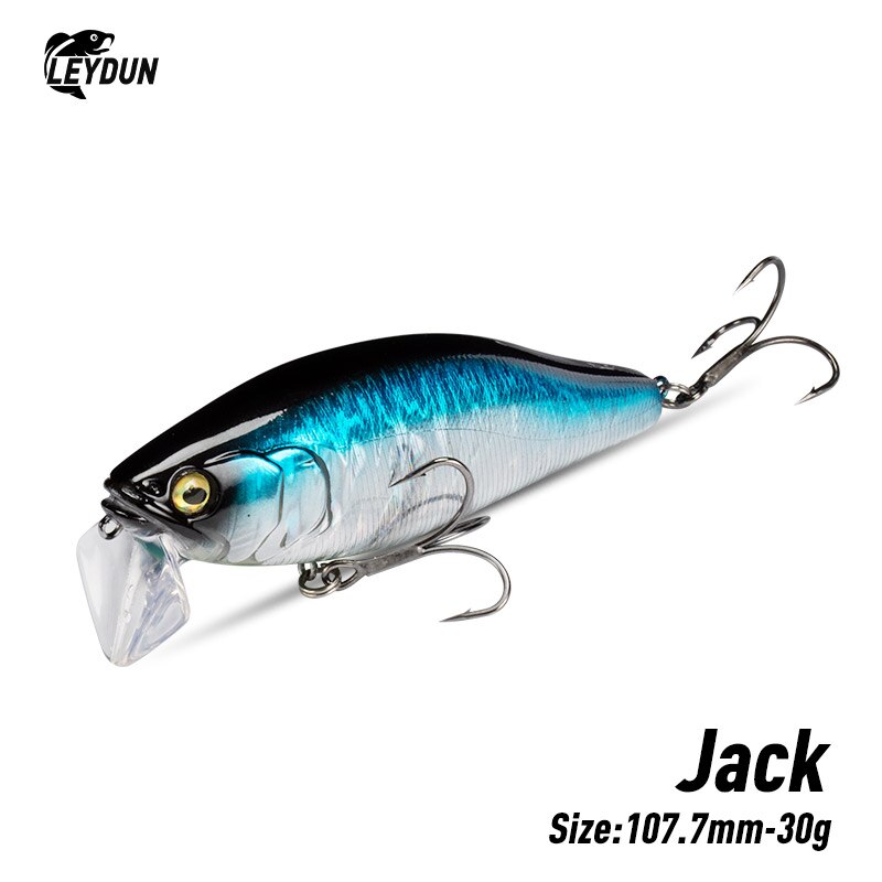 Fishing Lure Spinnerbait - I-JACK Minnow Balıkçılık Lures 107.7mm 30g