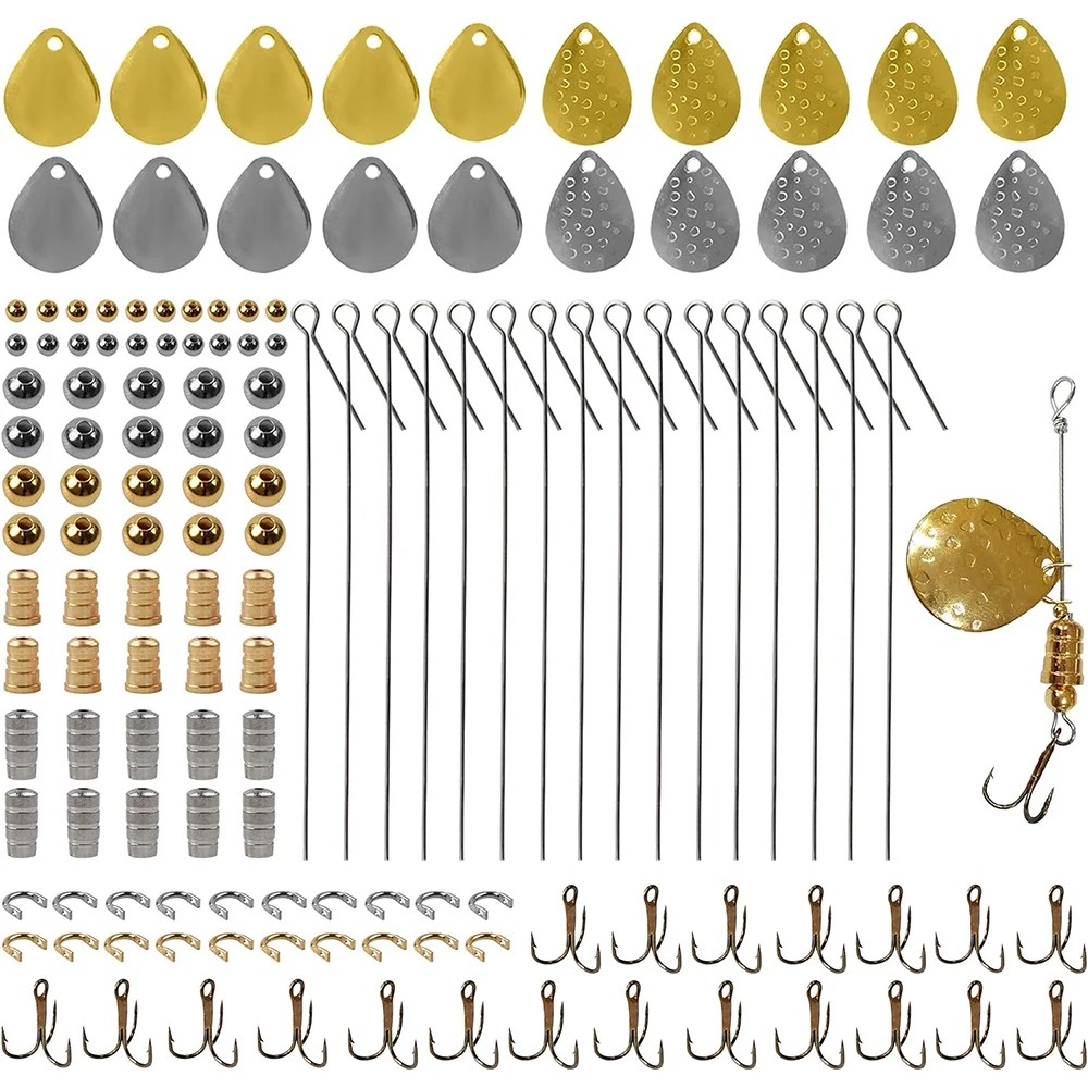 Fishing Lure Spinnerbait - 140 adet balıkçılık Lures yapma kiti