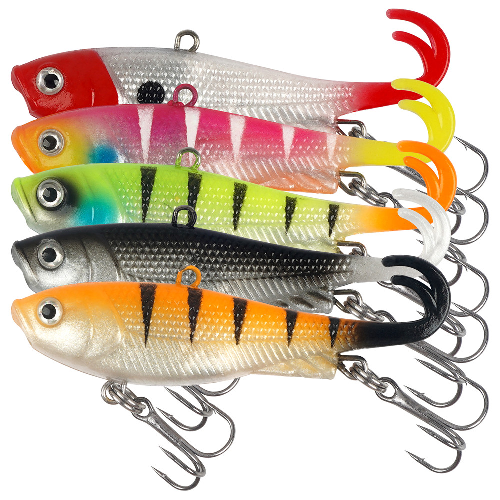 Fishing Lure Spinnerbait - 5 Adet Önceden Hazırlanmış Jig Başlı