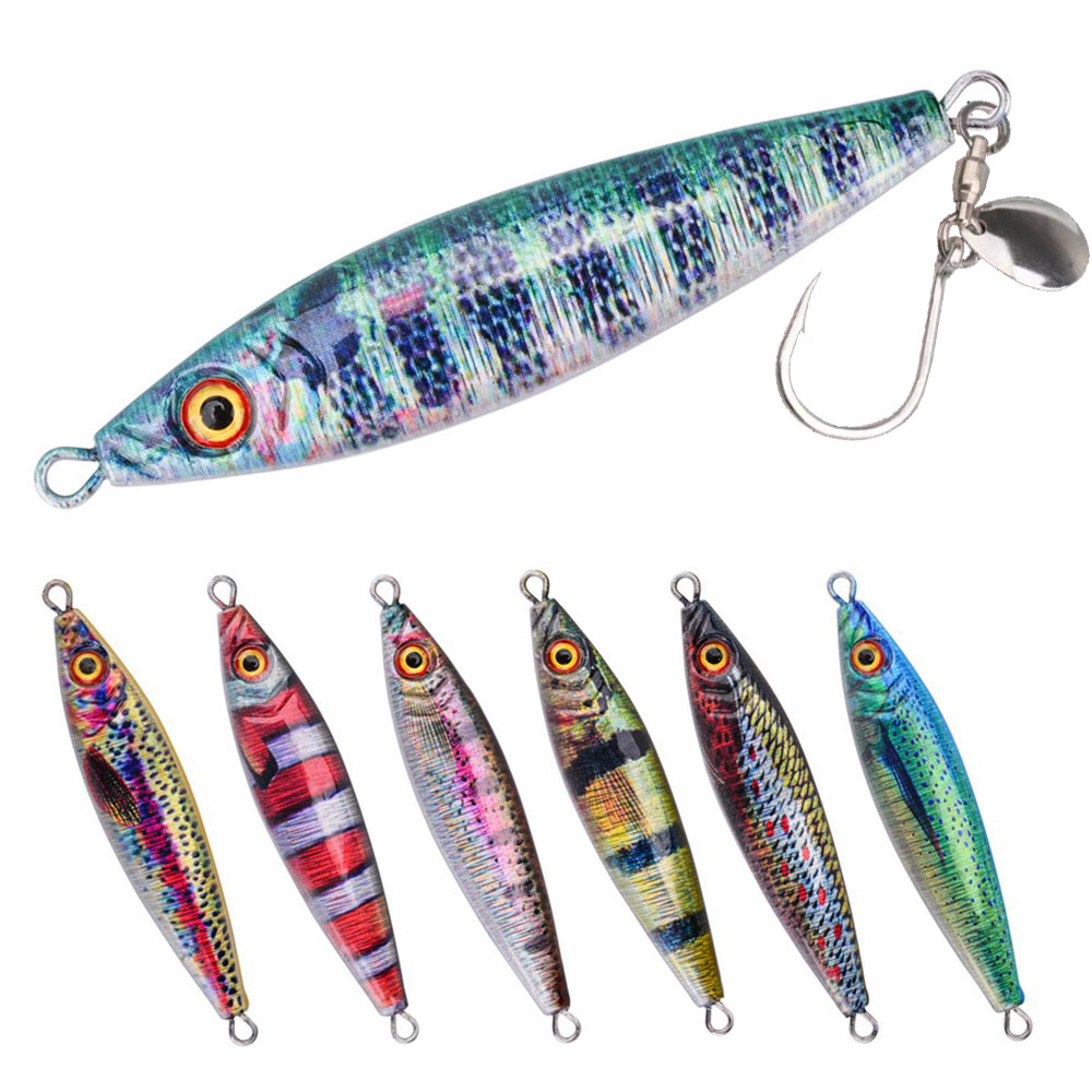Fishing Lure Blade Bait - Metal Jig Yemi Döner Kanatlı Tuzlu