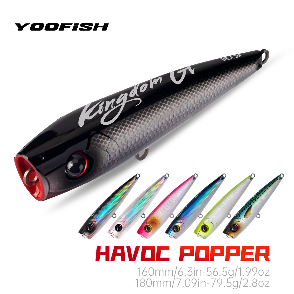 Fishing Lure Buzzbait - YOOFISH GT Balıkçılık Cazibesi Topwater Popper