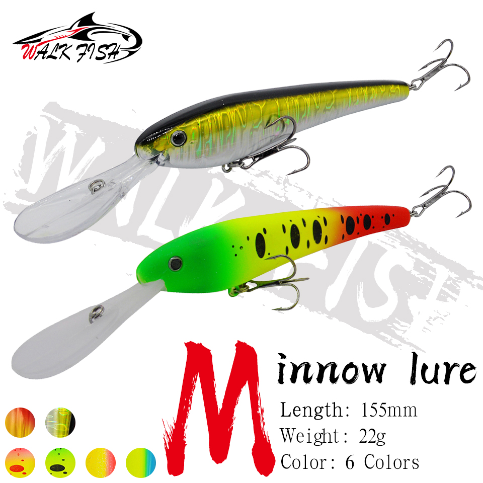 Fishing Lure Crankbait - Yürümek balık 1 adet zoka yapay