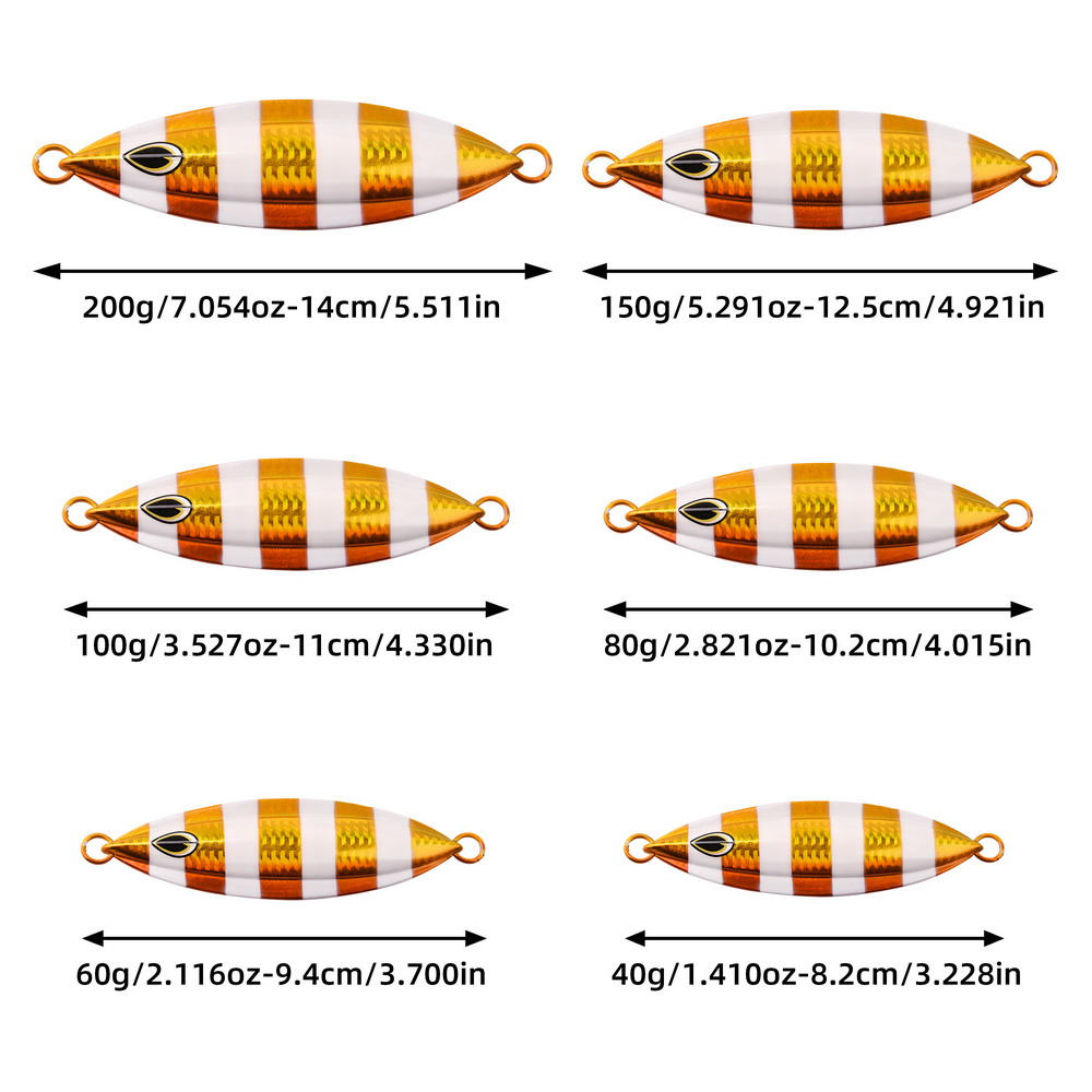 1 adet yavaş jig 40g 60g 80g 1 - Fishing Lure Spinner incelemesi ve fiyatı
