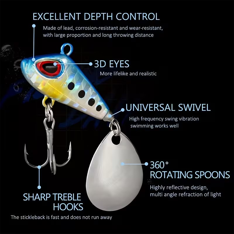 5/6 adet Mini VIB Kaşıklı Balı - Fishing Lure Crankbait incelemesi ve fiyatı